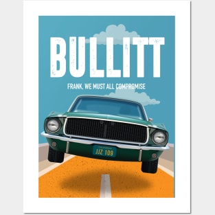 Bullitt - Alternative Movie Poster Posters and Art